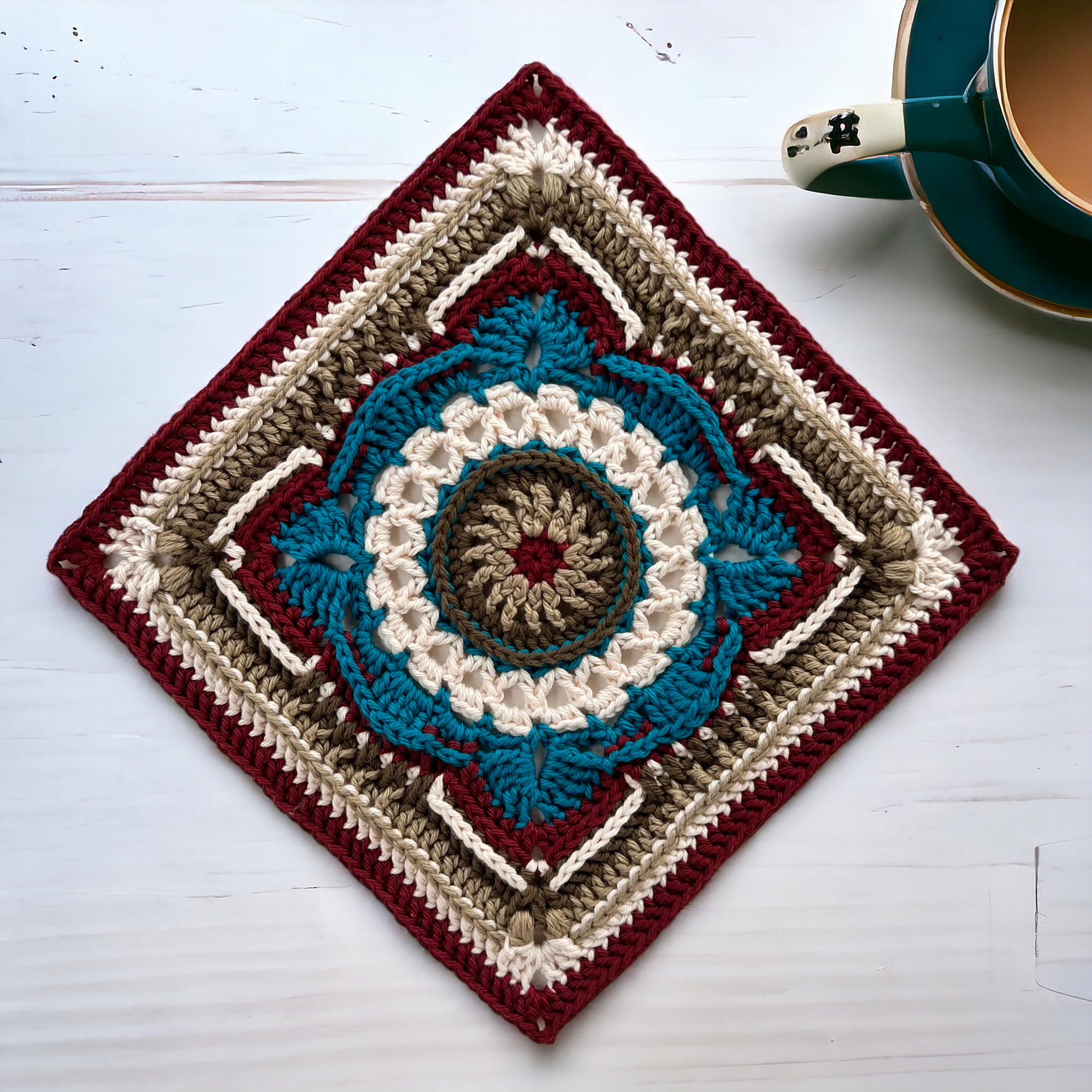 Pinwheel Square – A Yarn of Serendipity